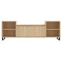 Mueble para TV madera contrachapada roble Sonoma 160x35x55 cm