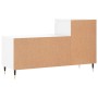 Mueble zapatero madera contrachapada blanco 102x36x60 cm