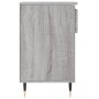 Mueble zapatero madera contrachapada gris Sonoma 102x36x60 cm