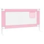 Barandilla de seguridad cama de niño rosa tela 150x25 cm de vidaXL, Barandillas de seguridad - Ref: Foro24-10202, Precio: 32,...