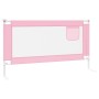 Barandilla de seguridad cama de niño rosa tela 150x25 cm de vidaXL, Barandillas de seguridad - Ref: Foro24-10202, Precio: 32,...