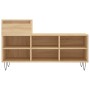Mueble zapatero madera contrachapada roble Sonoma 102x36x60 cm