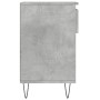 Mueble zapatero madera contrachapada gris hormigón 102x36x60 cm