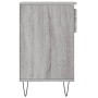 Mueble zapatero madera contrachapada gris Sonoma 102x36x60 cm