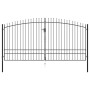 Doppeltor für Zaun mit Speerspitzen 400x248 cm von vidaXL, Gartentore - Ref: Foro24-145742, Preis: 295,43 €, Rabatt: %