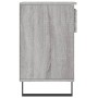 Mueble zapatero madera contrachapada gris Sonoma 102x36x60 cm