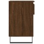Mueble zapatero madera contrachapada roble marrón 102x36x60 cm