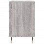 Mueble zapatero madera contrachapada gris Sonoma 102x36x60 cm