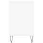 Mueble zapatero madera contrachapada blanco brillo 102x36x60 cm