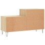 Mueble zapatero madera contrachapada roble Sonoma 102x36x60 cm