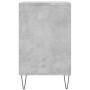 Mueble zapatero madera contrachapada gris hormigón 102x36x60 cm