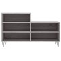 Mueble zapatero madera contrachapada gris Sonoma 102x36x60 cm