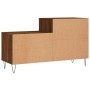 Mueble zapatero madera contrachapada roble marrón 102x36x60 cm
