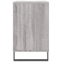 Mueble zapatero madera contrachapada gris Sonoma 102x36x60 cm