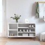 Mueble zapatero madera contrachapada blanco 102x36x60 cm en Zapateros y organizadores de calzado | Comprar online en Foro24