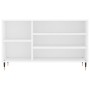 Mueble zapatero madera contrachapada blanco 102x36x60 cm