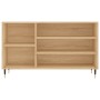Mueble zapatero madera contrachapada roble Sonoma 102x36x60 cm
