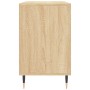 Mueble zapatero madera contrachapada roble Sonoma 102x36x60 cm