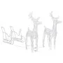 Reno y trineo adorno navideño 160 LEDs acrílico 130 cm de vidaXL, Luces de Navidad - Ref: Foro24-328520, Precio: 93,86 €, Des...