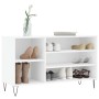 Mueble zapatero madera contrachapada blanco 102x36x60 cm