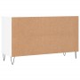 Mueble zapatero madera contrachapada blanco 102x36x60 cm