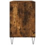 Mueble zapatero madera contrachapada roble ahumado 102x36x60 cm