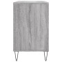 Mueble zapatero madera contrachapada gris Sonoma 102x36x60 cm