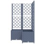 Pflanzgefäß mit Gitter PP dunkelgrau 80x80x136 cm von vidaXL, Töpfe und Pflanzgefäße - Ref: Foro24-318255, Preis: 115,54 €, R...
