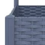 Planter with trellis PP dark gray 80x80x136 cm by vidaXL, Pots and planters - Ref: Foro24-318255, Price: 102,29 €, Discount: %