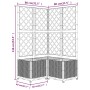 Pflanzgefäß mit Gitter PP dunkelgrau 80x80x136 cm von vidaXL, Töpfe und Pflanzgefäße - Ref: Foro24-318255, Preis: 115,54 €, R...