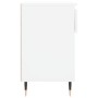 Mueble zapatero madera contrachapada blanco 70x36x60 cm