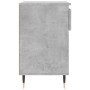 Mueble zapatero madera contrachapada gris hormigón 70x36x60 cm