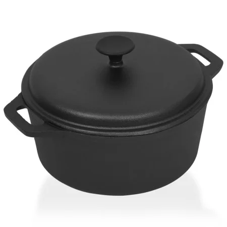 Topf aus Gusseisen Ø26,5 cm von vidaXL, hohe Töpfe - Ref: Foro24-313362, Preis: 61,73 €, Rabatt: %