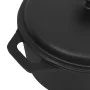 Topf aus Gusseisen Ø26,5 cm von vidaXL, hohe Töpfe - Ref: Foro24-313362, Preis: 61,73 €, Rabatt: %