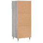 Mueble zapatero madera contrachapada gris Sonoma 40x36x105 cm