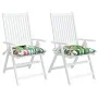 Stuhlkissen 2 Stück mehrfarbiger Stoff 40x40x7 cm von vidaXL, Kissen für Stühle und Sofas - Ref: Foro24-361492, Preis: 23,91 ...