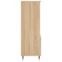 Aparador alto madera contrachapada roble Sonoma 40x36x110 cm