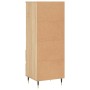 Aparador alto madera contrachapada roble Sonoma 40x36x110 cm