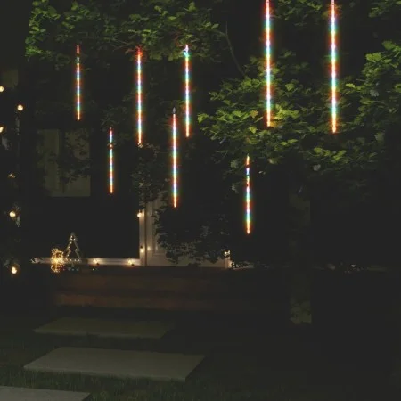 Meteor lights 8 pcs of colors 288 LEDs indoor and outdoor by vidaXL, Hoses and string lights - Ref: Foro24-328558, Price: 17,...