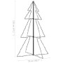 Weihnachtsbaum 160 LEDs drinnen und draußen 78x120 cm von vidaXL, Weihnachtsbäume - Ref: Foro24-328564, Preis: 30,07 €, Rabat...