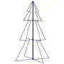 Christmas tree with 160 LEDs for indoor and outdoor use, 78x120 cm. by vidaXL, Christmas trees - Ref: Foro24-328567, Price: 3...