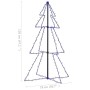 Weihnachtsbaum 160 LEDs innen und außen 78x120 cm von vidaXL, Weihnachtsbäume - Ref: Foro24-328567, Preis: 30,07 €, Rabatt: %
