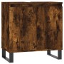 Armario de baño madera de ingeniería roble ahumado 58x33x60 cm en Muebles de baño | Comprar online en Foro24