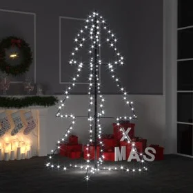 Árbol de Navidad 200 luces LED interior y exterior 98x150 cm de vidaXL, Arboles de navidad - Ref: Foro24-328574, Precio: 36,9...