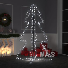 Árbol de Navidad 200 luces LED interior y exterior 98x150 cm