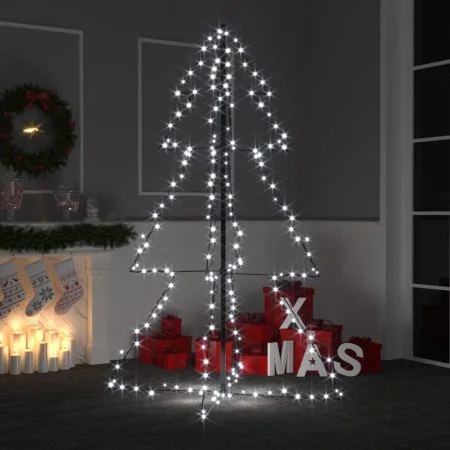 Árbol de Navidad 200 luces LED interior y exterior 98x150 cm de vidaXL, Arboles de navidad - Ref: Foro24-328574, Precio: 36,9...