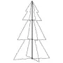 Árbol de Navidad 200 luces LED interior y exterior 98x150 cm de vidaXL, Arboles de navidad - Ref: Foro24-328574, Precio: 36,9...