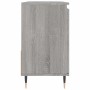 Armario de baño madera contrachapada gris Sonoma 65x33x60 cm