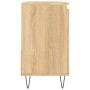 Armario de baño madera contrachapada roble Sonoma 65x33x60 cm