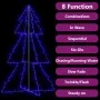 Árbol de Navidad 200 luces LED interior y exterior 98x150 cm de vidaXL, Arboles de navidad - Ref: Foro24-328577, Precio: 36,9...
